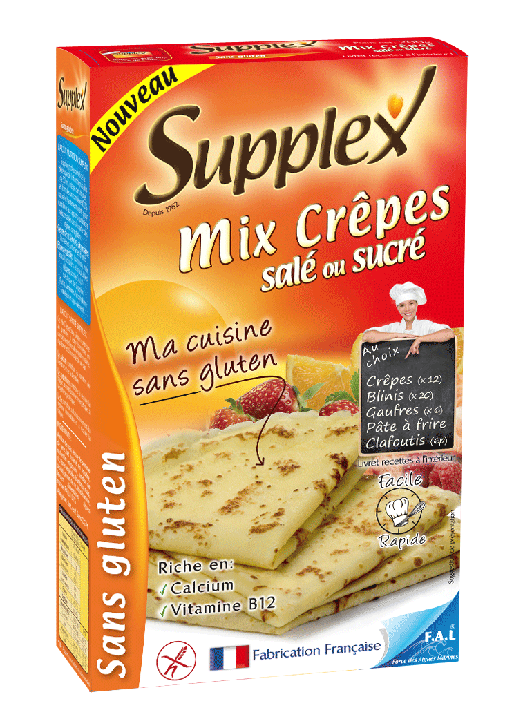 Mix Crêpes Sans Gluten Supplex